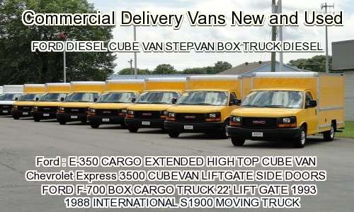 cargo delivery van sales